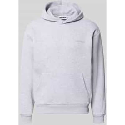 regular fit hoodie van katoenmix