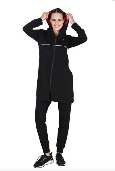 Combi Set / Lange Vest & Broek Seville / Zwart / maat L