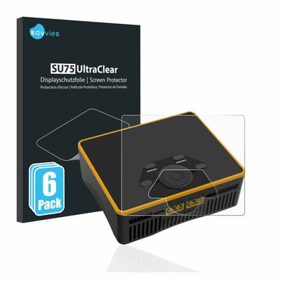 Savvies - Screenprotector voor Junsi iCharger DX6 - Folie Beschermfolie transparant 6 Stuks