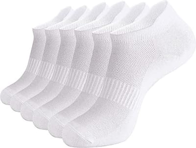 BOTC Enkelsokken 6 Paar - Dames & Heren - Maat 38-42 - Ankle Socks - Wit