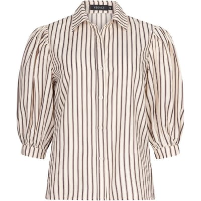 Ydence Blouse Bobbie Dames - Jurken - Ecru - Maat XS