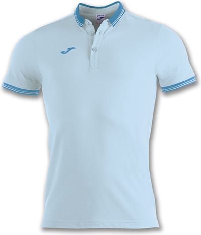 Joma Bali II Polo Kinderen - Hemelsblauw | Maat: 6XS (104)