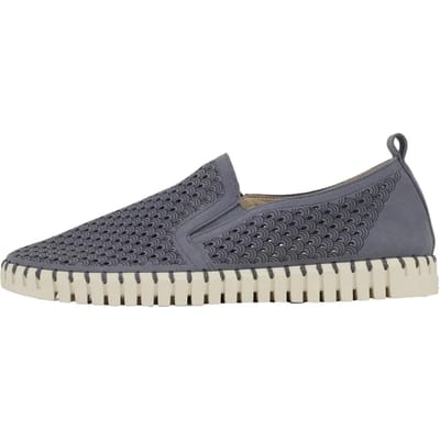 Instappers Heren TULIP140MEN beige zool - 636 Grey Blue