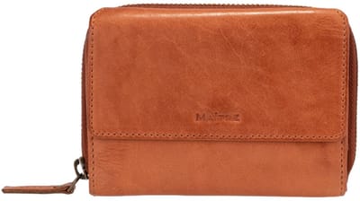 Maître Leren portemonnee Forst Dagrete Purse Cognac bruine