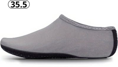 Bovista Waterschoenen Voor Kinderen & Volwassenen - Aqua Shoes - Aquaschoenen - Afzwemschoenen - Zwemles Schoenen - Grijs - Maat 35.5