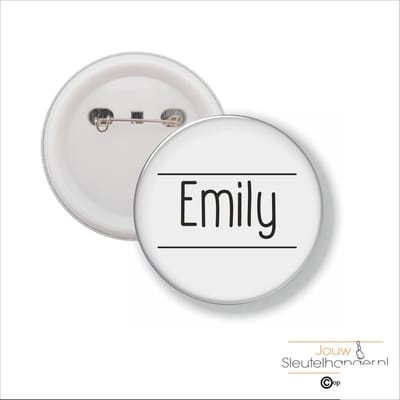 Button Met Speld 58 MM - Emily