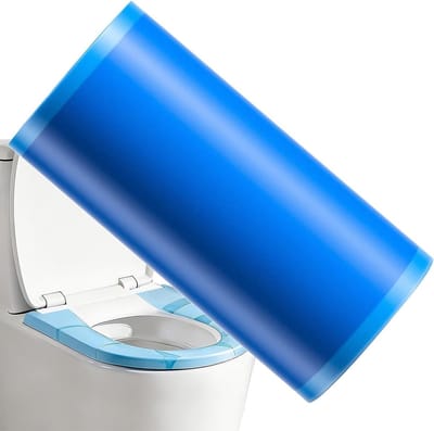 Toiletbrilhoezen - Inzetstukken Toilet - Hygiënisch Reizen - Fysieke Beschermlaag - 12.1 x 6.2 cm - Blauw