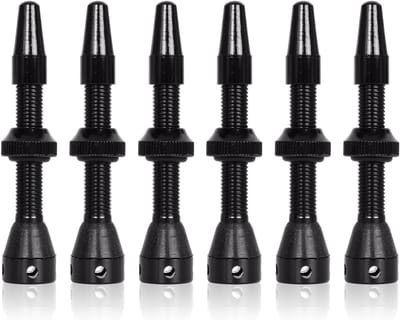 Set van Tubeless Ventielen 44 mm - Premium Fietsvetielen zonder Lek met Ingebouwde Kernverwijderaar voor Mountainbike, Racefiets en Gravelbike, Ideaal voor Tubeless Banden