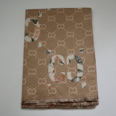 Bijoutheek Sjaal (Fashion) Mucci patroon (185cm x 65cm) Beige