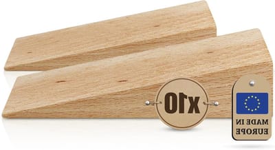 Houten Wiggen - Klopwiggen Opvulwiggen - Ondersteunen en Nivelleren - Gemaakt van Beukenhout - 100x40x25 mm - Houtkleur