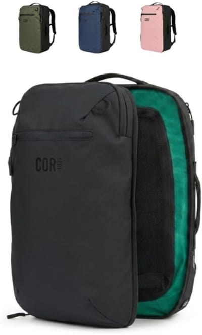 Handbagage Reisrugzak Met Laptopvak - Flight Approved Backpack - Verborgen Paspoortvak - Reisrugzak Voor Dames En Heren