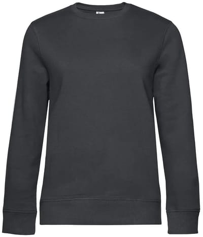 Dames sweatshirt met ronde hals B&C Queen