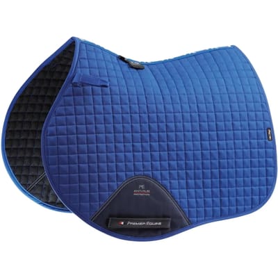 Zadeldek voor paarden in effen katoen Premier Equine Close Contact GP