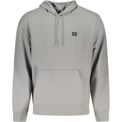 Calvin Klein Grigio Katoenen Heren Sweatshirt