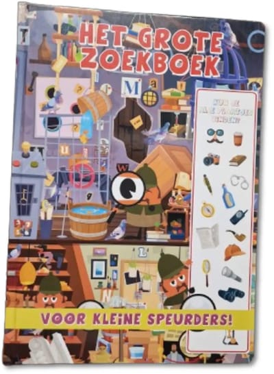Het Grote Zoekboek voor kleine speurders 8 pagina´s - Kinderen - Puzzelen
