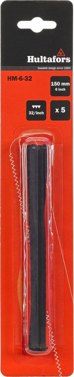 Hultafors Reservezaagblad metaalzaag/ijzerzaagjes HM-6-32x2 5 stuks