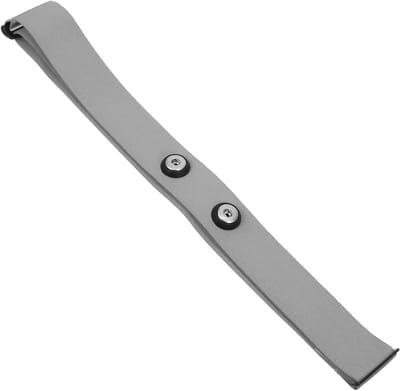 Hartslagborstband Sport - Sportmeter Band - Prestatie Meten - Comfortabele Elastische Band - 32 x 3 cm - Grijs