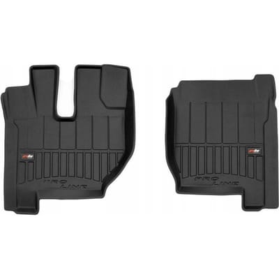 Frogum No.77 - Vrachtwagen Automatten - Geschikt voor Volvo FH 2005-2012 - 3D TPE Rubber - 2-delig - Zwart