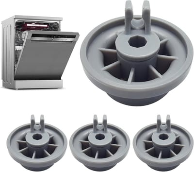 Vaatwasser Wielen - Rek Rollers - Soepel Gebruik - Duurzaam ABS Materiaal - 3x12x3 cm