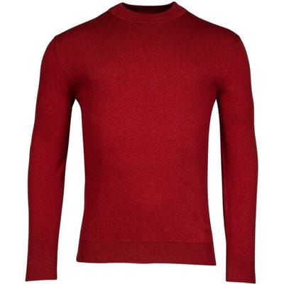 Baileys Trui Pima Cotton Turtle-Neck Single Knit Stone Red / male