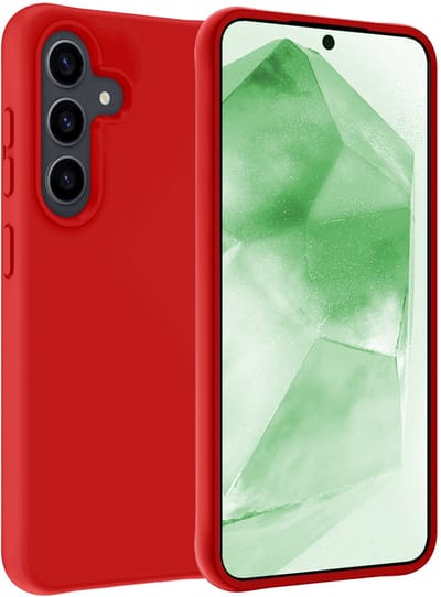Hoesje Geschikt voor Samsung Galaxy A56 - Sterk & Shockproof - Hoes Cover - Siliconen Case - Rood