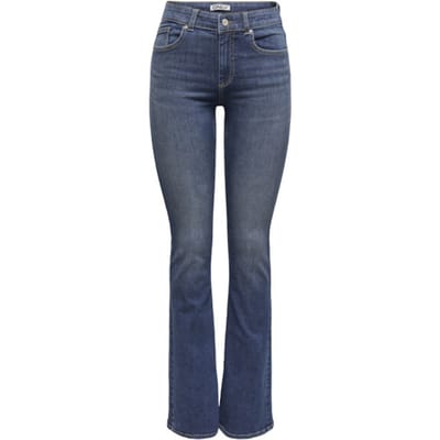 Only Onlblush mw flared smu dnm pim blue denim