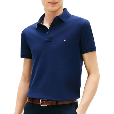 Tommy Hilfiger 1985 Slim Polo Carbon Navy Taglia: L | Polo Outlet | Uomo | Blu