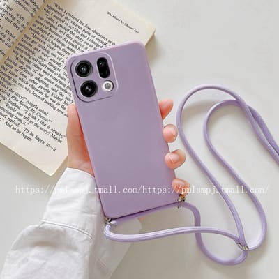 Hoesje voor OPPO Find X9 Pro X 9 Crossbody Nekband Koord Lanyard Zacht Hoesje voor Find X9pro Camera Bescherming Siliconen Cover Shell For Find X9