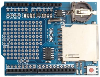 Dailygoods - Dailygoody - Logging Recorder Shield - Data Logger Module - Compatibel met Arduino - SD-kaartinterface - Real Time Clock - Gebruiksvriendelijk -