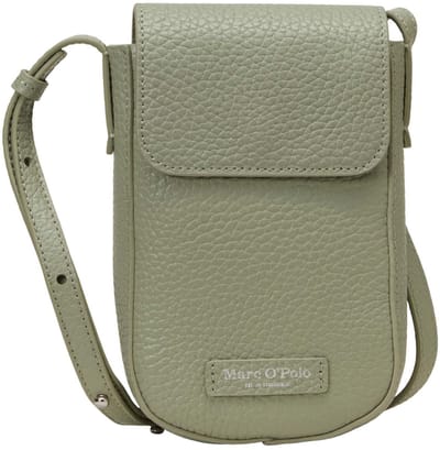 Marc O'Polo telefoontasje schoudertas Becky Cellphone Bag Fresh Sage groengrijs
