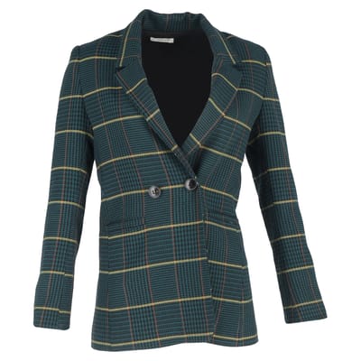 Anine Bing Hertenhoofd Dubbelzijdige Blazer in Groene Polyester