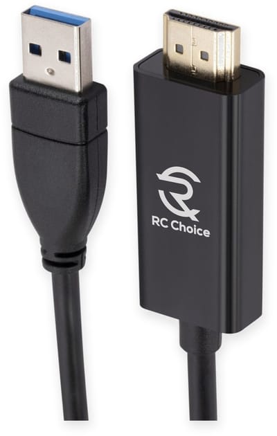 USB 2.0 naar HDMI Kabel - Full HD 60Hz - 3 Meter - USB Male naar HDMI Male