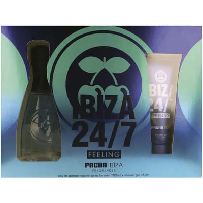 Kit Eau de Toilette - PACHA IBIZA - Felling 24/7 - 100 ML - Gel Douche 75 ML - Pour Homme