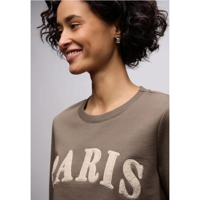Sweatshirt met tekst