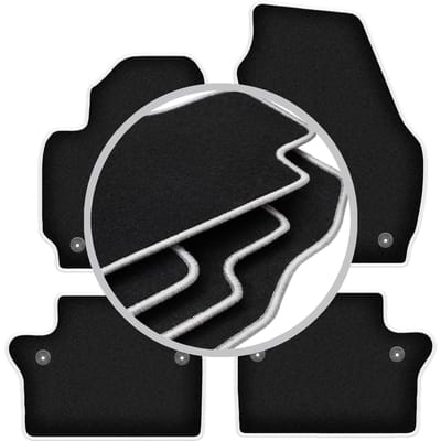 CARLUX-SILVER automatten voor: Volvo V70 III stationwagen (2007-2016)