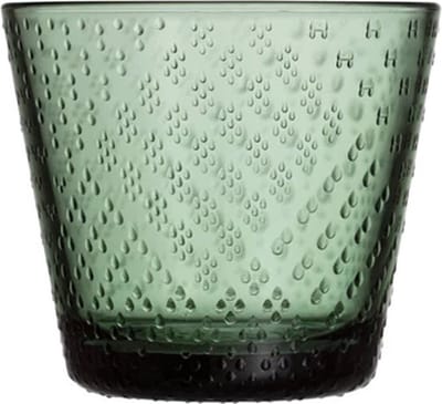 Iittala Oiva Toikka Tundra glas 29cl set van 2 pine green