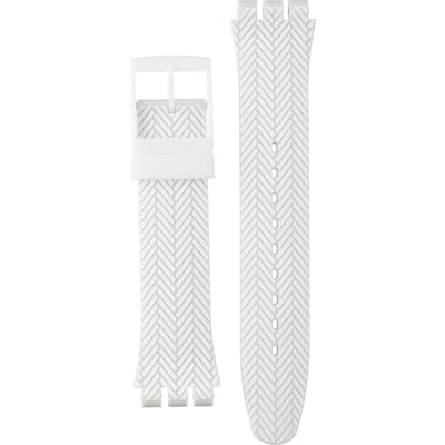 Swatch Plastic - Originals Large (41mm) SUO/SO29/SO32 ASUOW131 SUOW131 White Gloves Horlogeband