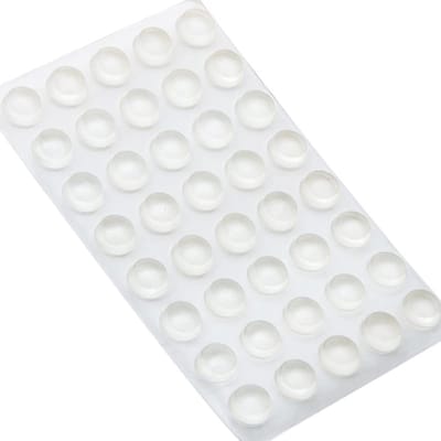 Doorzichtige rubberen voetjes en kaststoppers - Zelfklevende bumperpads voor meubels en deuren, 50 stuks