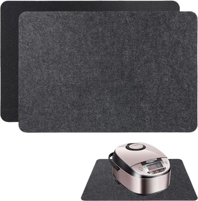 NBAP® Vuurvaste Mat - Hittebestendige Haardmat - Open Haard - Zwart