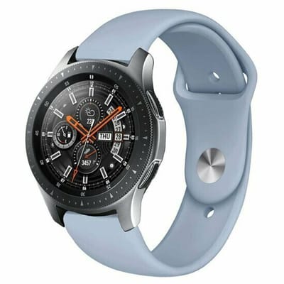 By Qubix - Rubberen sportband - Lichtblauw - geschikt voor Huawei Watch GT 6 / GT 7 / GT 6 pro / GT 7 pro - 46mm