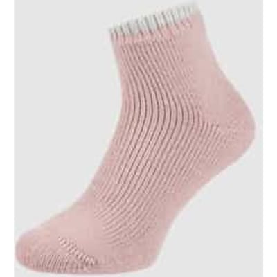 FALKE Cosy Plush gedessineerd wol alpaca sokken dames roze - maat 35-38