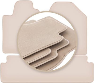 PREMIUM beige matten voor: Toyota Corolla Verso II minivan 2004-2009
