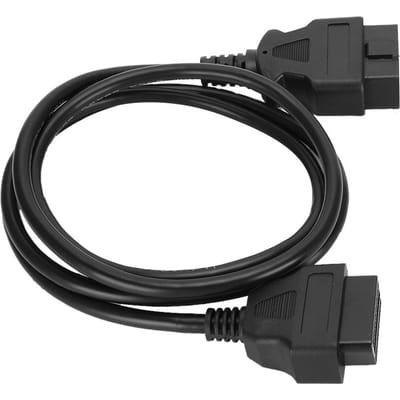 1,5m 4,9ft OBD2 16-pins Man naar Vrouw Verlengsnoer Diagnostische Adapter Connector black