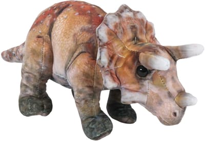 PIA Soft Toys - Pluche Knuffel Dinosaurus Triceratops - 30 cm