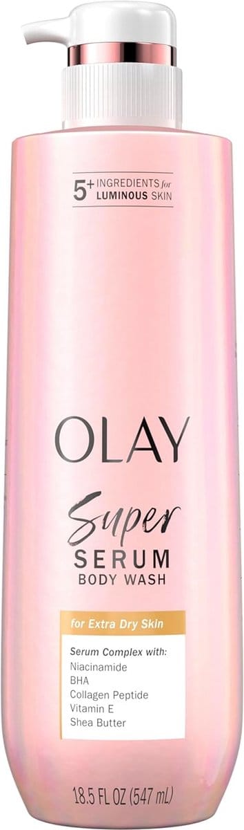 Olay Super Serum Body Wash voor extra droge huid - 24 uur langdurige hydratatie - 547ml