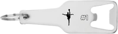 Akyol - turnen 2 flesopener - Turnen - familie vrienden - cadeau - 105 x 25mm