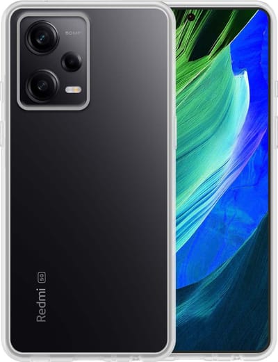 Hoesje - Geschikt voor Xiaomi Redmi Note 12 Pro+ - Sterk & Shockproof - Siliconen Case - Hoes Cover - Telefoonhoes - Transparant