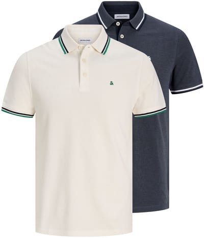 Jack & Jones Polo shirt 2-pack Effen Polo shirt