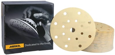 MIRKA Gold Schuurschijven 150mm met 17 gaten - P120