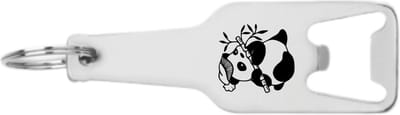 Akyol - panda flesopener - Panda - dierenvriend - leuk cadeau voor iemand die van dieren houd - lievelingsdier - 105 x 25mm